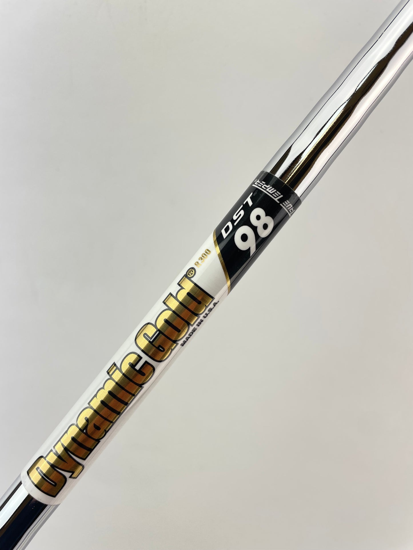 Dynamic Gold DST 98 Iron Shaft R300 Regular Flex Steel 36” /0.355 Tapered /23632