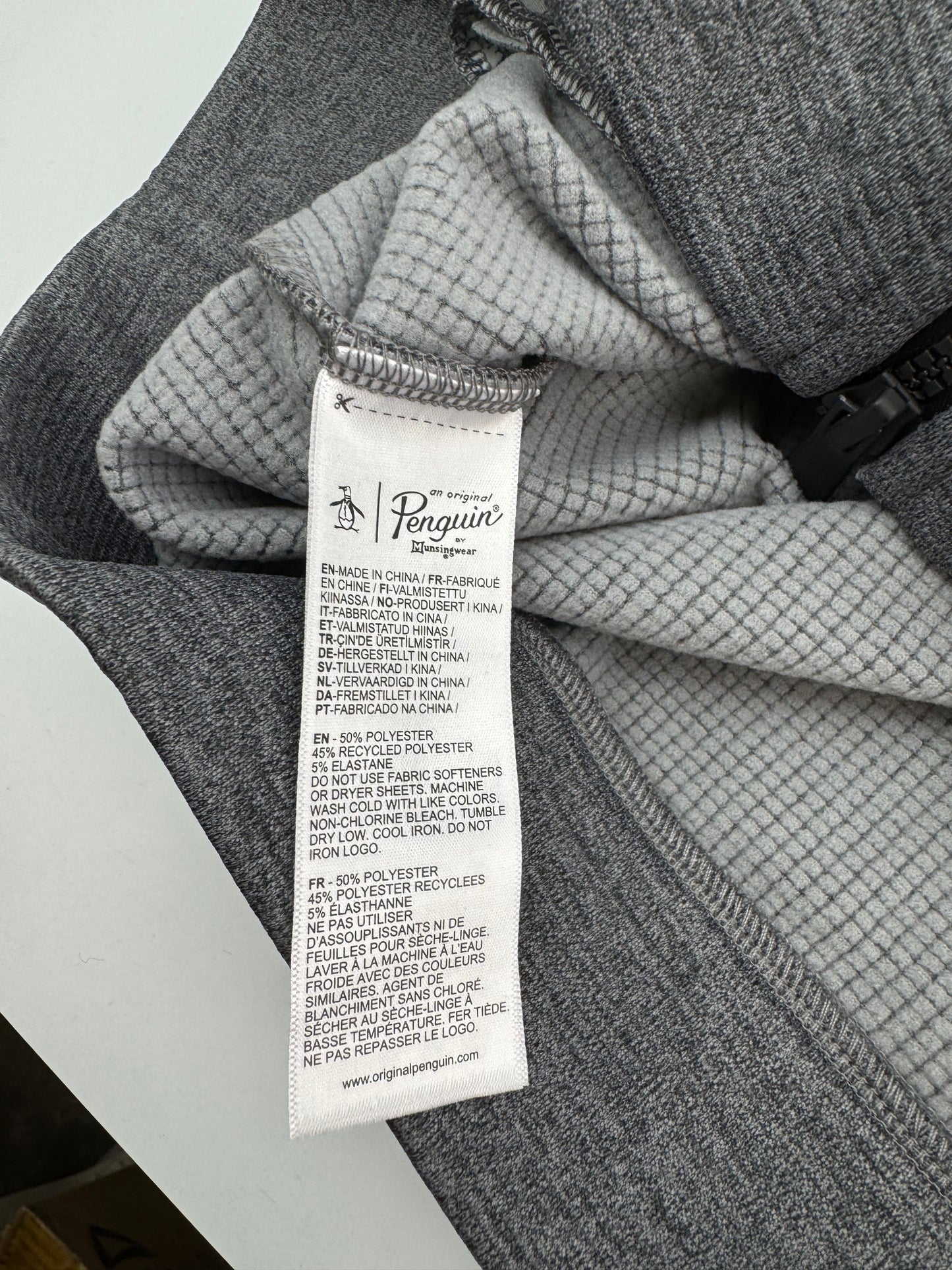 Penguin Golf Mens Bomber Jacket Full Zip 80’s Colourblock UK M /New /23727