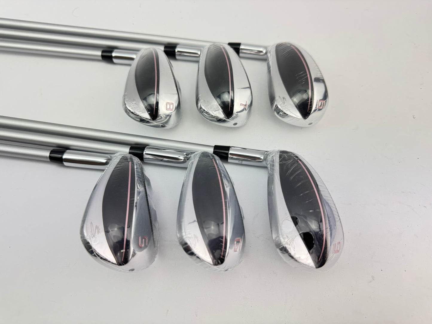 Cobra T-Rail Ladies Irons 6-9,GW+SW Women’s Graphite /Left Handed /New /24545