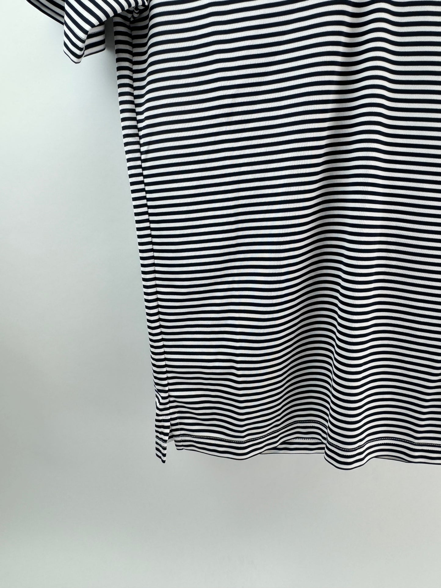 Puma Golf Pure Stripe Polo Shirt Mens UK Small /Black/White /New /23734