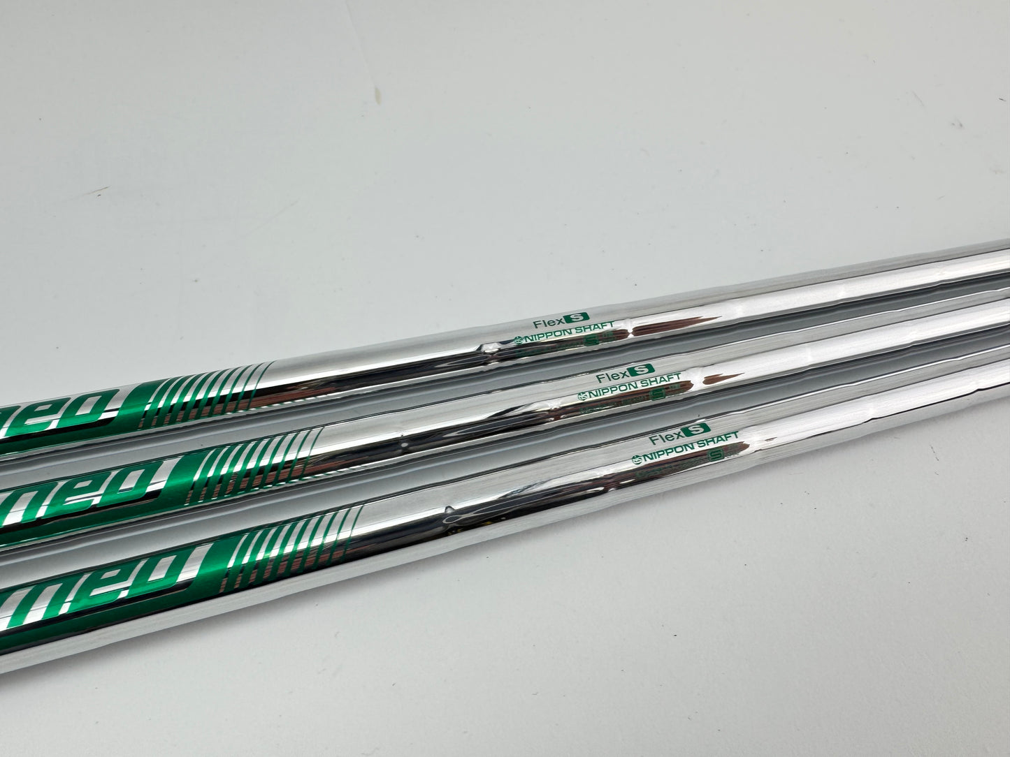 Nippon Neo Wedge Shaft Set (3) 950GH Stiff Flex Steel 0.355 Tapered /Grips/28043