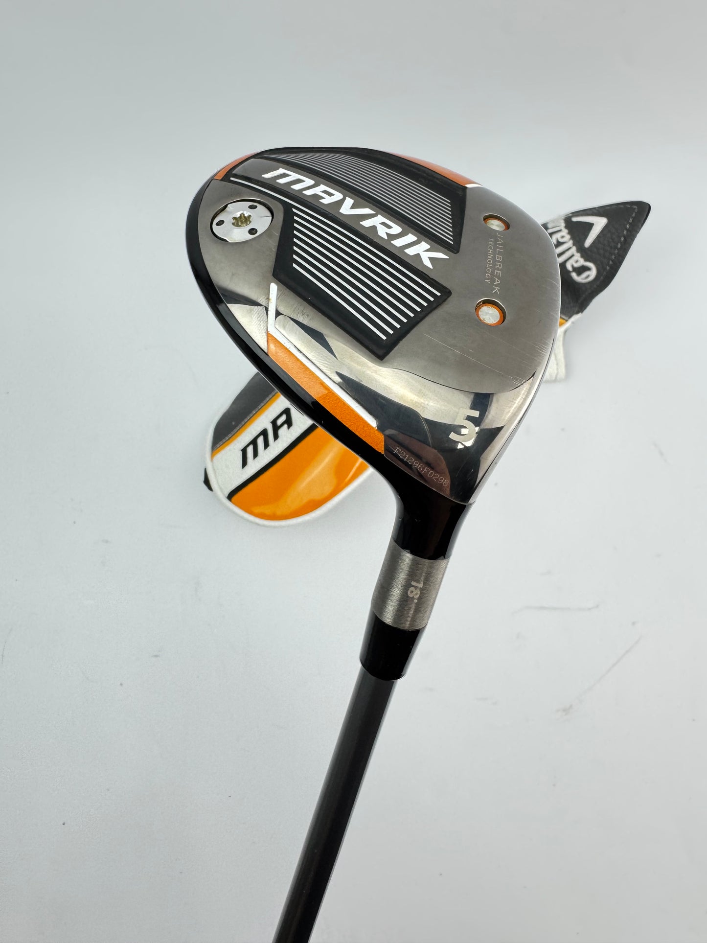 Callaway Mavrik 5 Wood 18* Hzrdus 5.5 Regular Graphite /Right /Headcover /24399