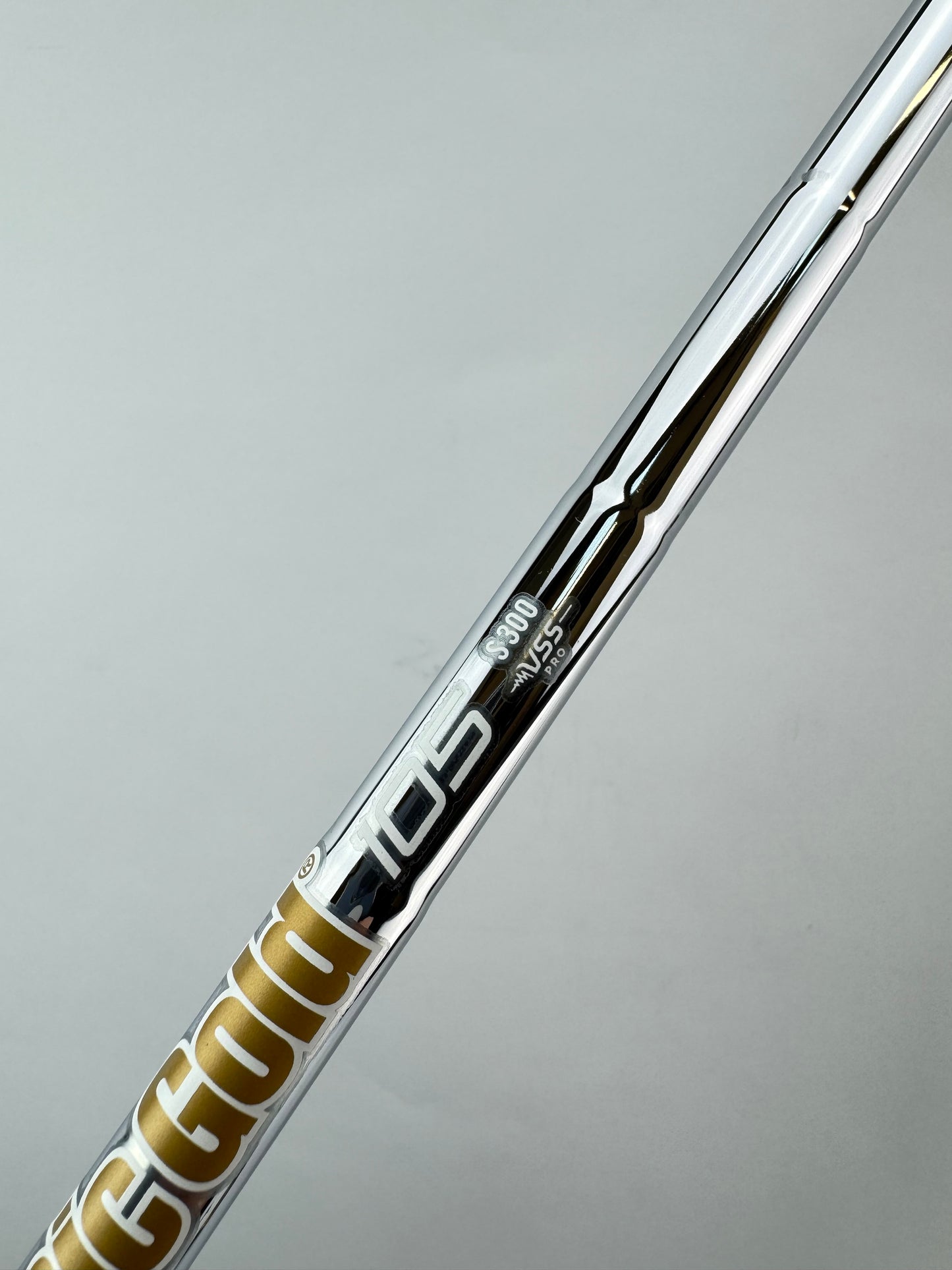 Dynamic Gold 105 Iron Shaft S300 Stiff Flex Steel 35.25”/0.355 Tapered/23413