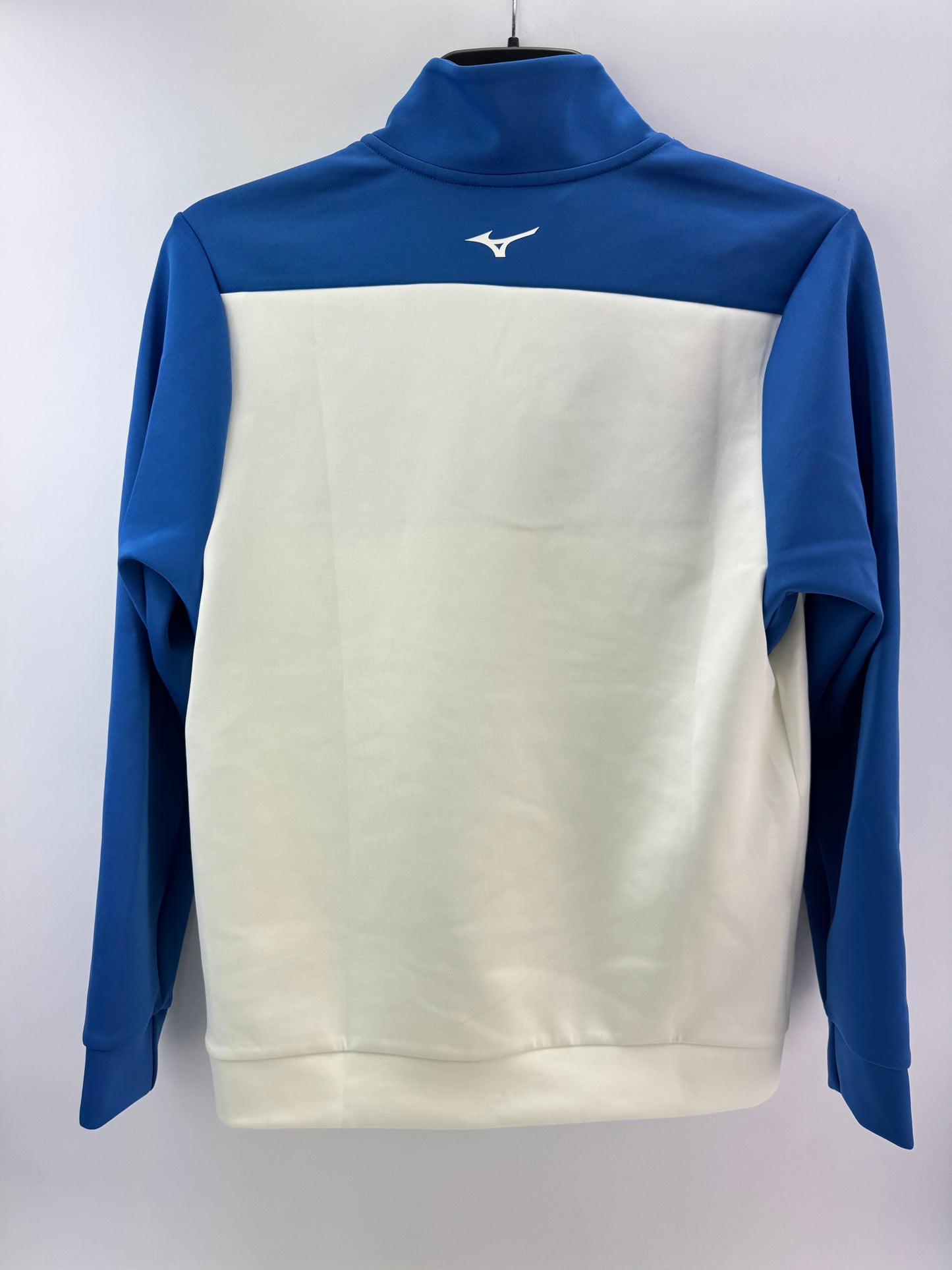 Mizuno Golf 1/4 Zip Mens Trace Pullover UK Small /Blue/White /New /23284