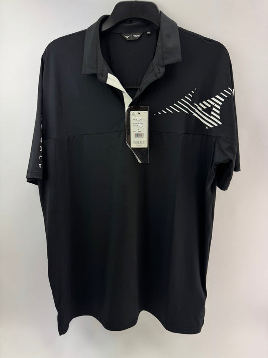 Mizuno Golf Polo Shirt Laser RB Mens UK XXL /Black /New /24229