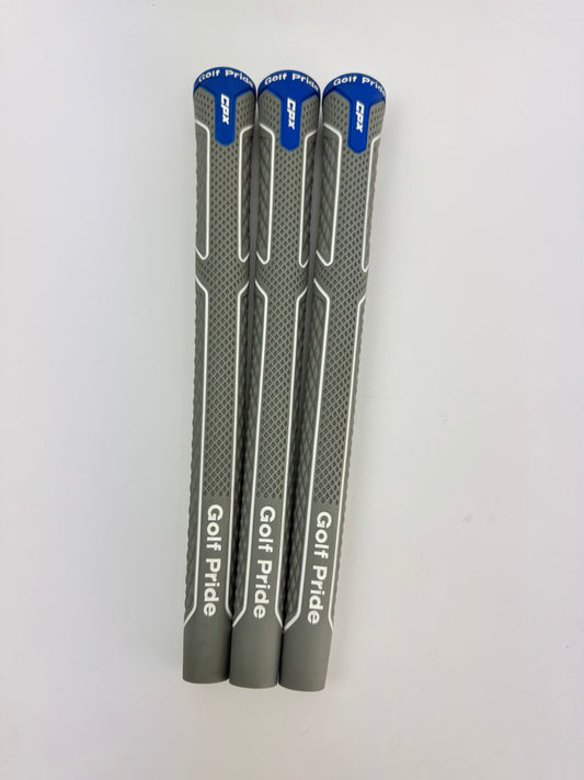 Golf Pride CPX Jumbo Golf Grips (3) Men’s /Grey/Blue /Pulled /24927