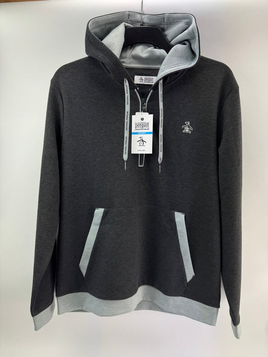 Original Penguin Golf Colour Block Hoodie UK Large /Grey /New /24156