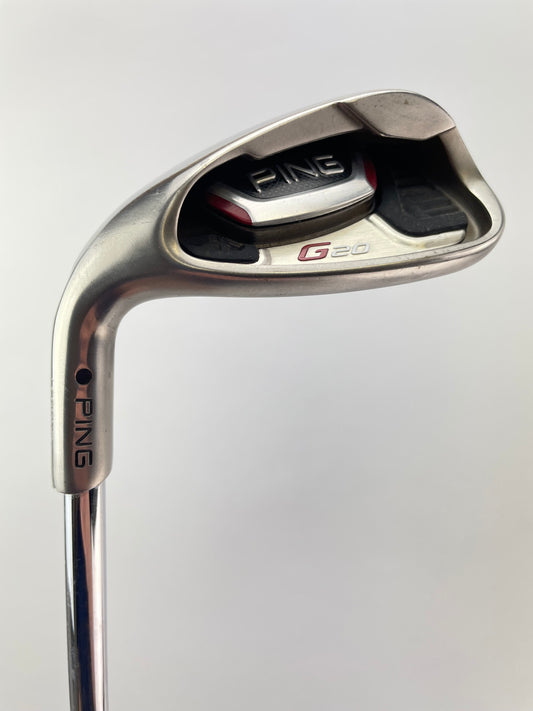 Ping G20 Sand Wedge Left Handed Black Dot Senior Flex Steel /New Grip /25534