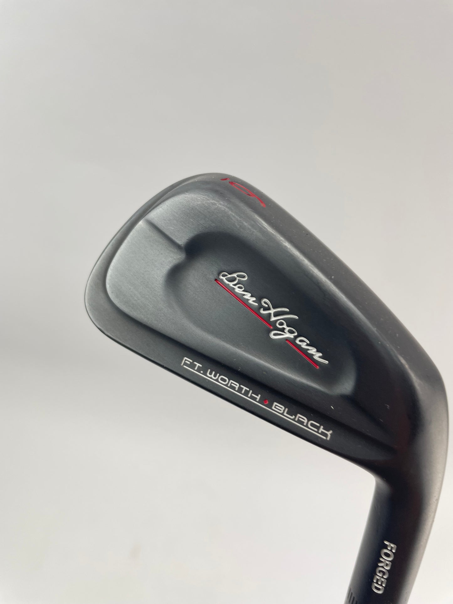 Ben Hogan FT Worth Black 6 Iron Forged Dynamic Gold S300 Stiff Steel/Right/24694
