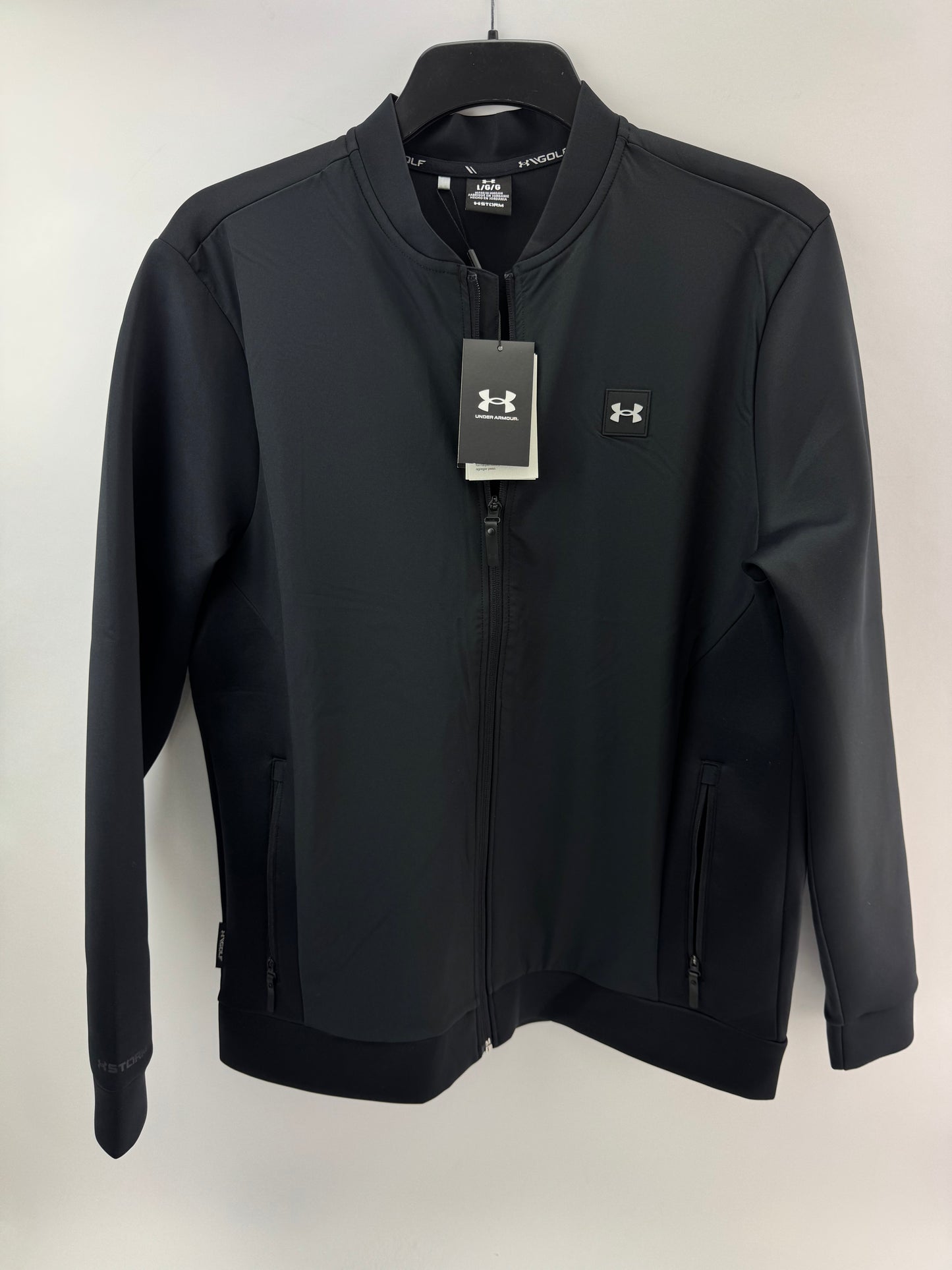Under Armour Drive Pro Jacket Storm Hybrid Full Zip UK Large /Black /New /24234