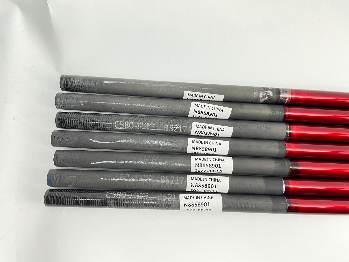 Fujikura Ventus Red HB Iron Shaft Set (7) 5A Senior Graphite /41.5 /0.370 /New