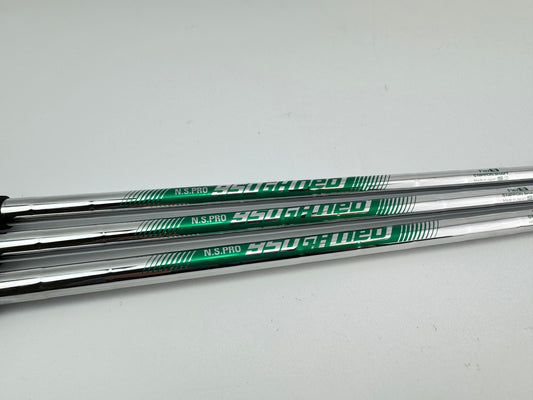 Nippon Neo Wedge Shaft Set (3) 950GH Stiff Flex Steel 0.355 Tapered /Grips/28043