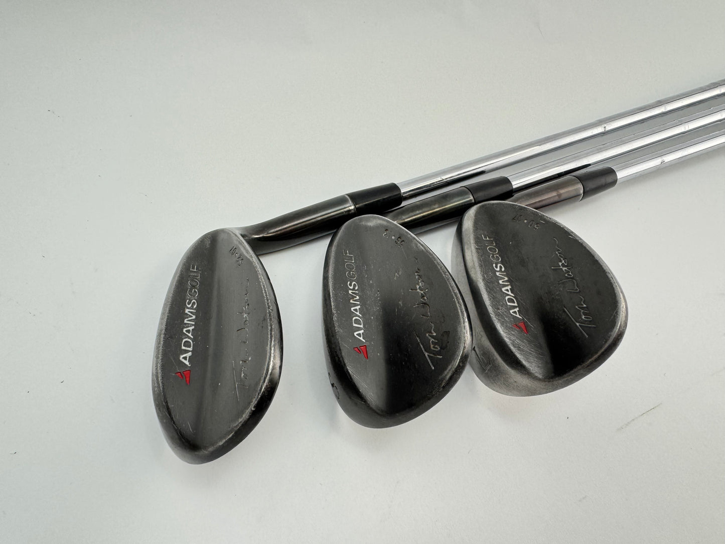 Adams Golf Tom Watson Wedge Set 52*,56*+60* Wedge Flex Steel /New Grips /26779