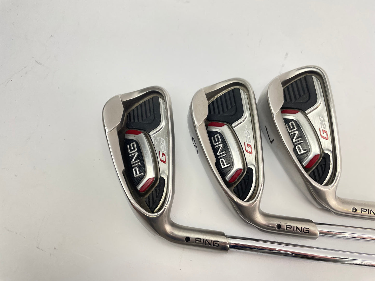 Ping G20 Iron Set 5-PW Left Handed Black Dot Senior Flex Steel /New Grips /25535