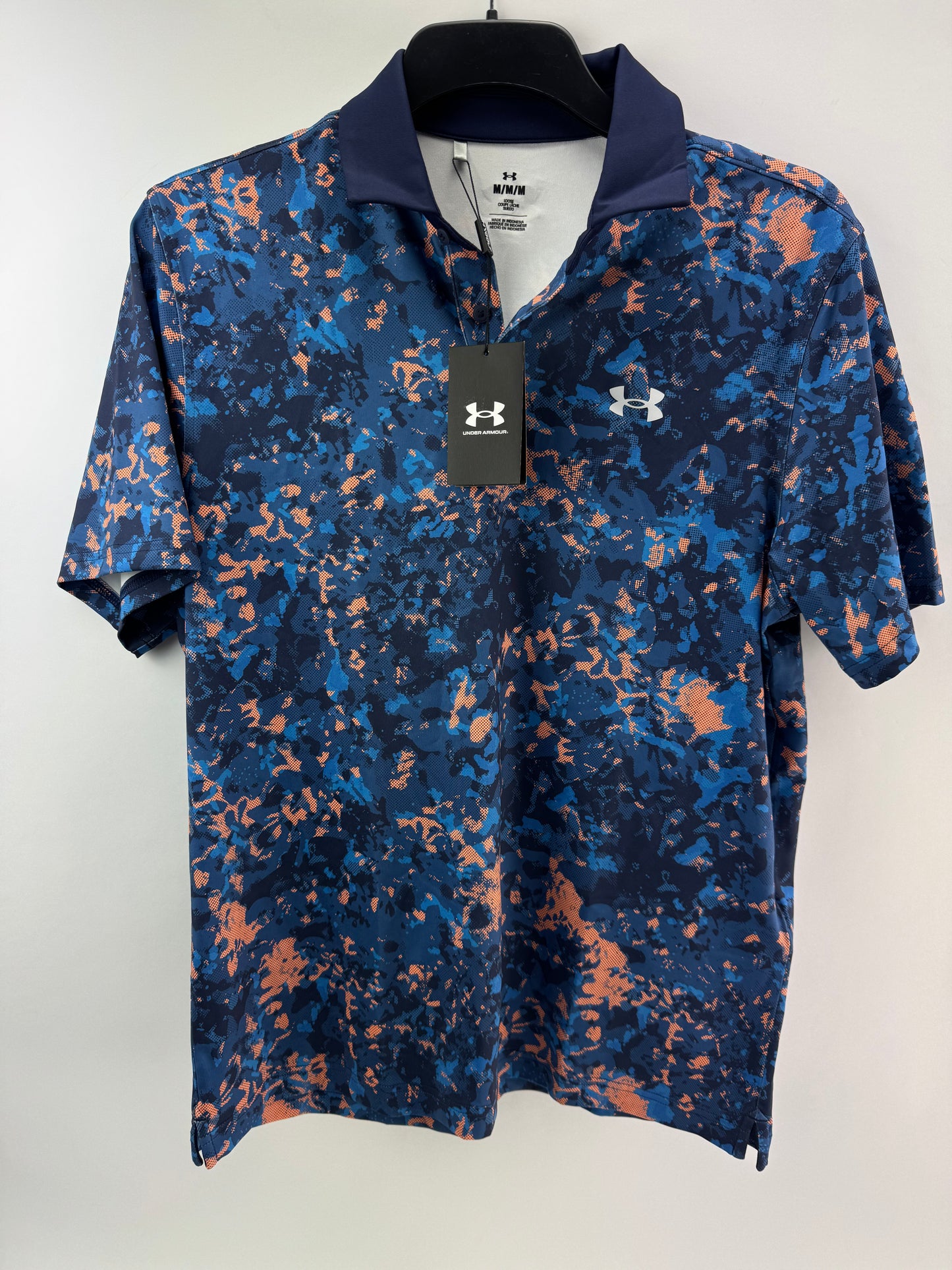 Under Armour Mens Polo Shirt T2G Printed UK Medium /New /24242