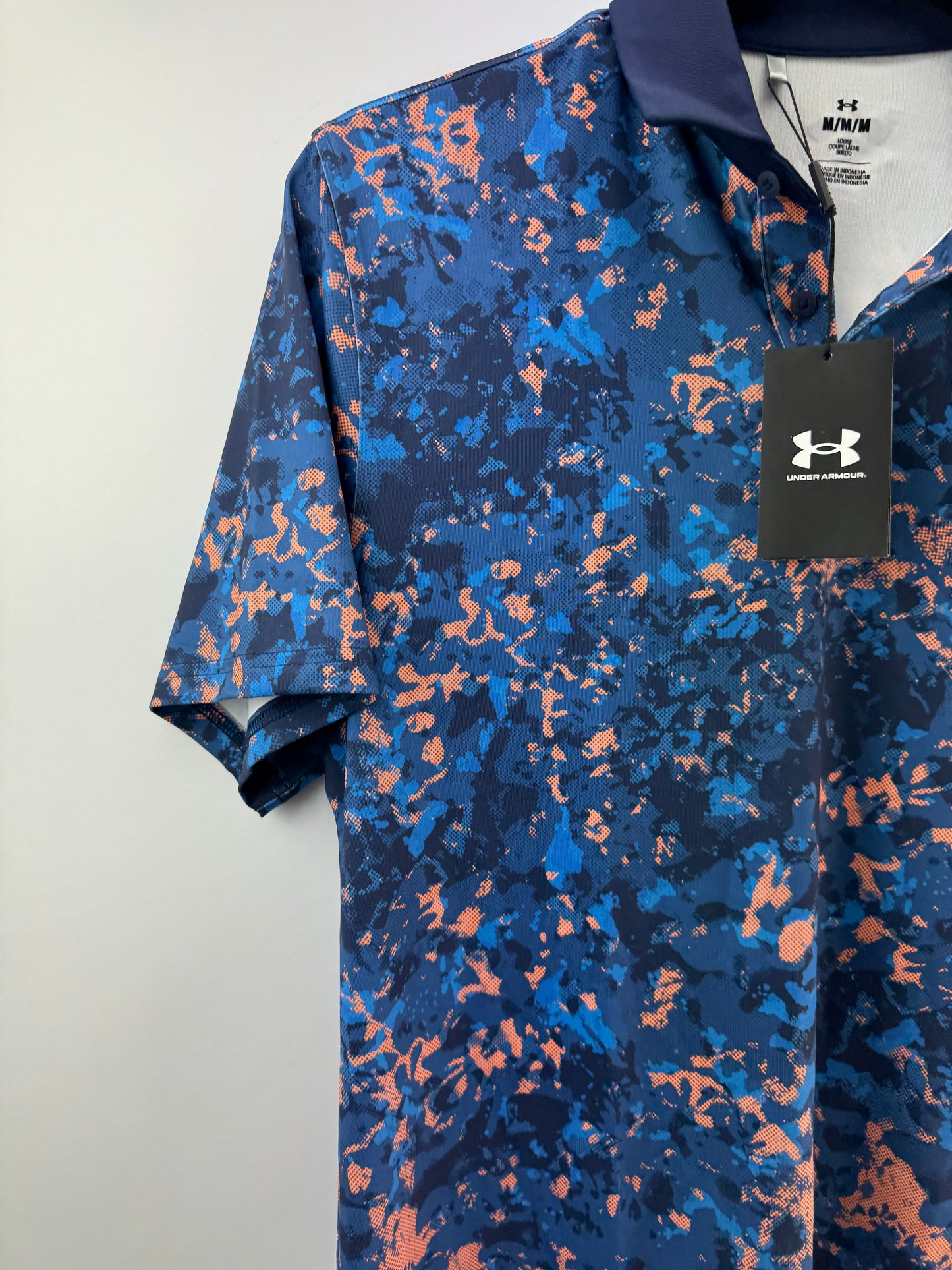 Under Armour Mens Polo Shirt T2G Printed UK Medium /New /24242