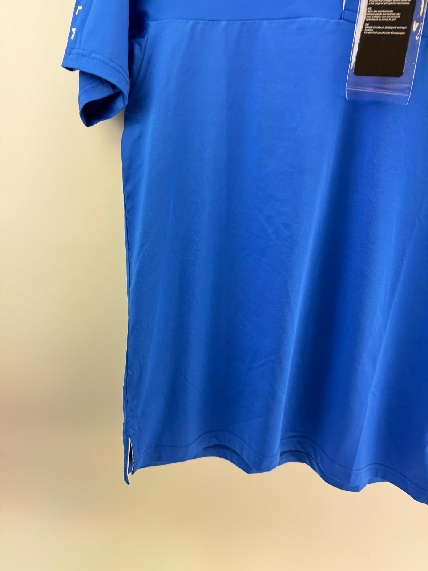 Mizuno Golf Polo Shirt Laser RB Mens UK Medium /Blue /New /23421