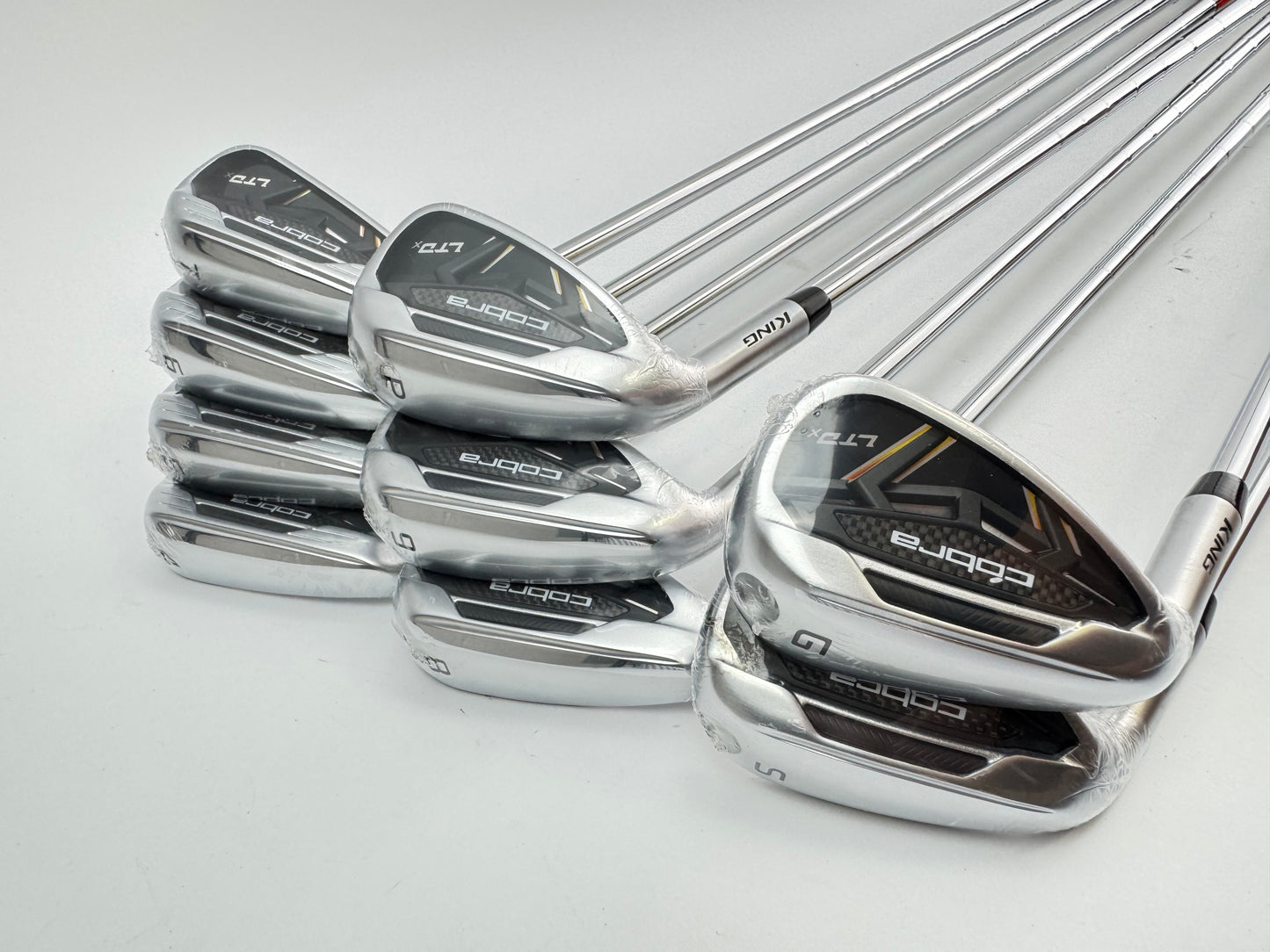 Cobra LTDx Irons Left Handed 4-PW+GW+SW KBS Tour 90 Regular Steel /New /24704