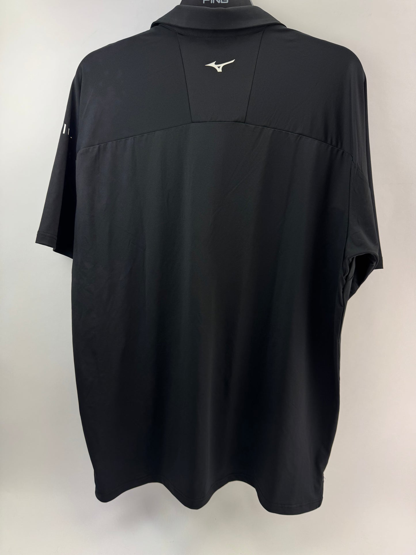 Mizuno Golf Polo Shirt Laser RB Mens UK XXL /Black /New /24229