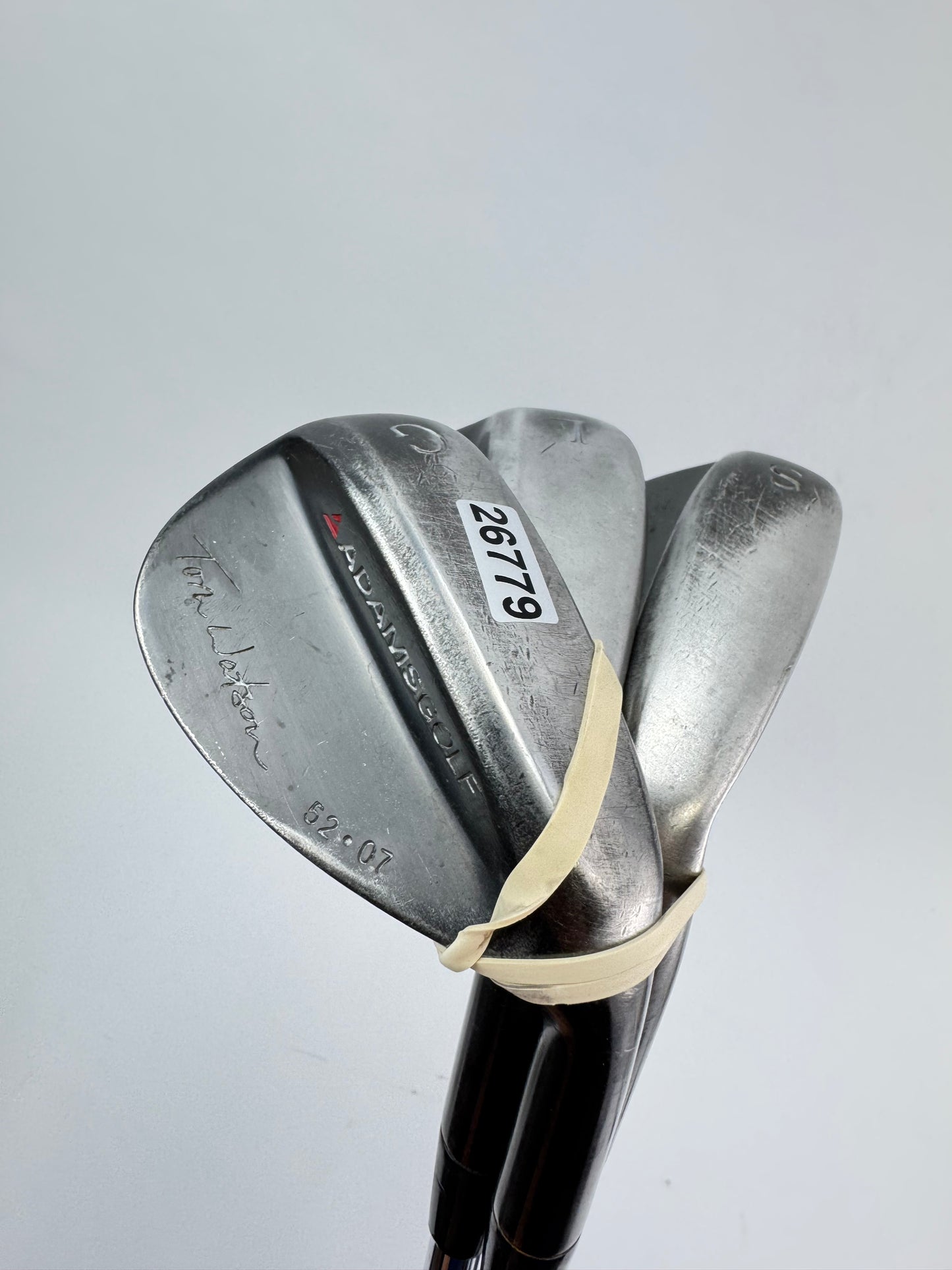 Adams Golf Tom Watson Wedge Set 52*,56*+60* Wedge Flex Steel /New Grips /26779