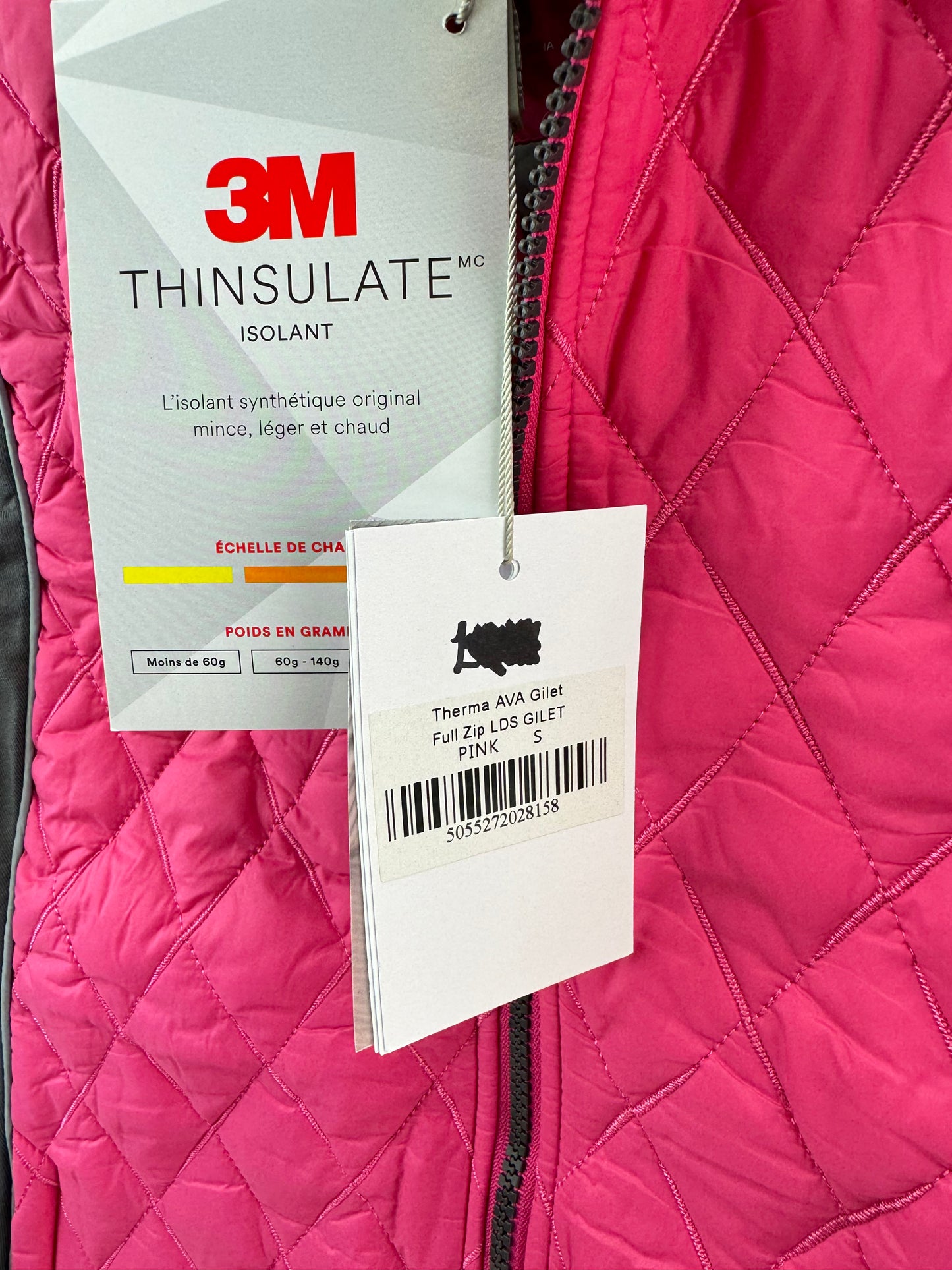 Proquip Womens Thermal Gilet Ava Full Zip /Size UK 8 (Small) New /20935