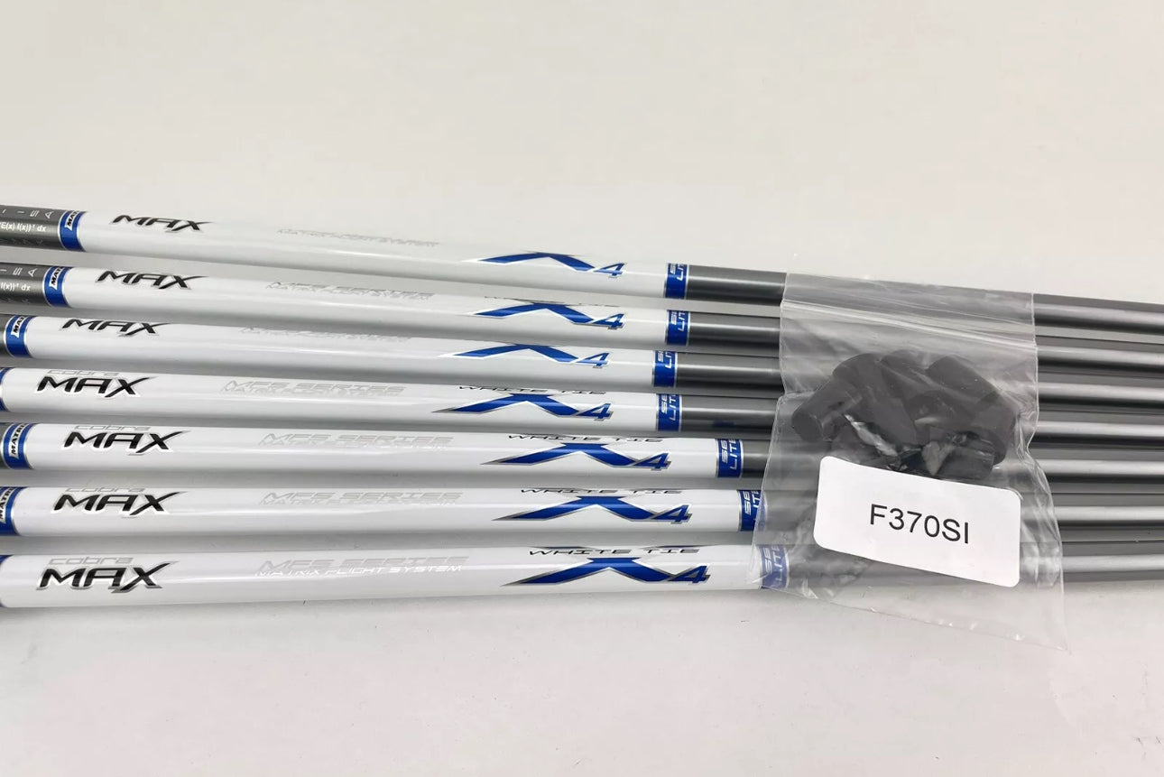 Matrix Senior Iron Shaft Set (7) 4-PW White Tie Graphite/Grips + Ferrules /0.370