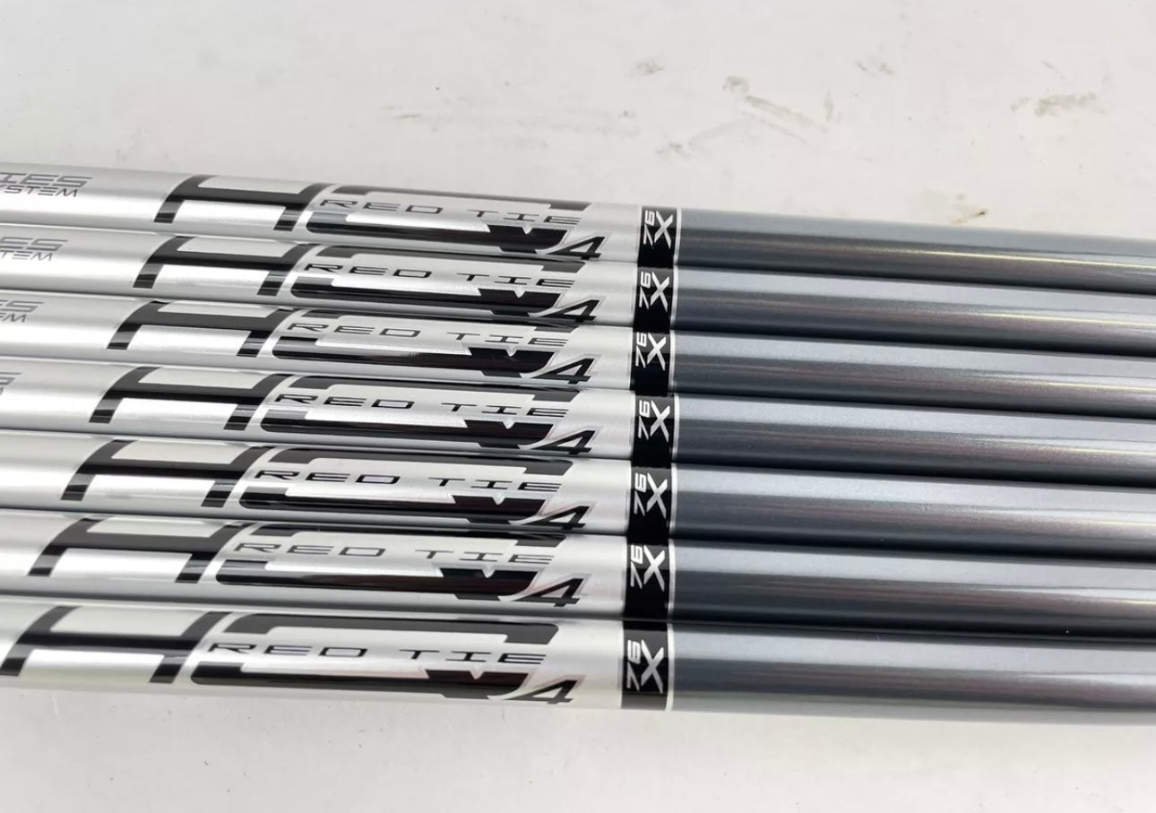 Matrix Iron Shaft Set (10) Red Tie 75 X Flex Graphite 42” /0.370 /New /13798