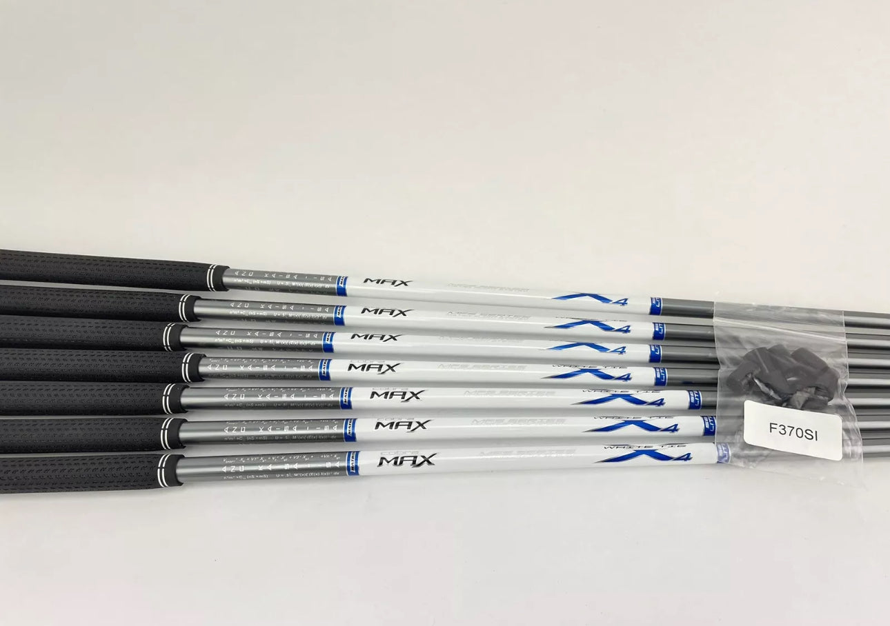 Matrix Senior Iron Shaft Set (7) 4-PW White Tie Graphite/Grips + Ferrules /0.370