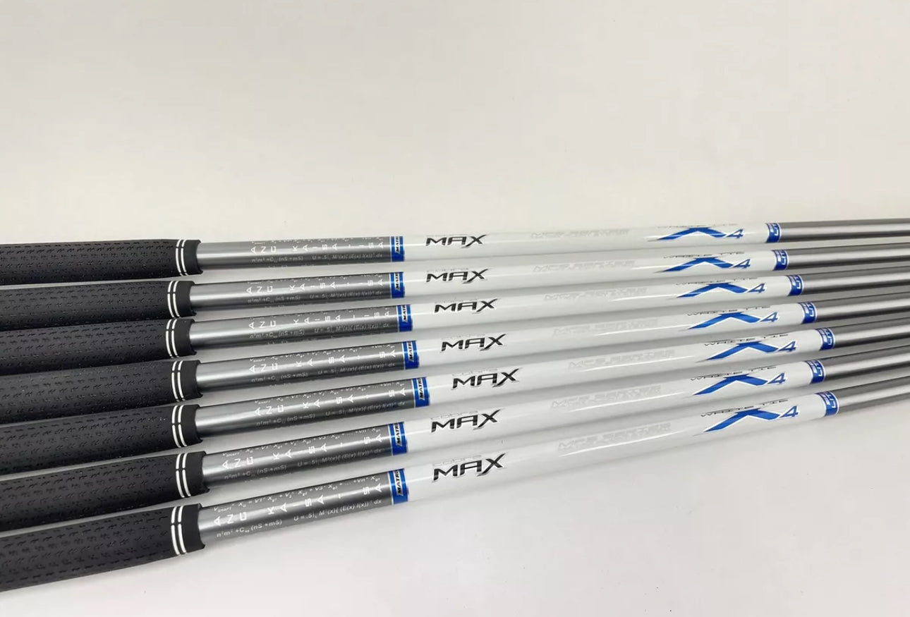 Matrix Senior Iron Shaft Set (7) 4-PW White Tie Graphite/Grips + Ferrules /0.370