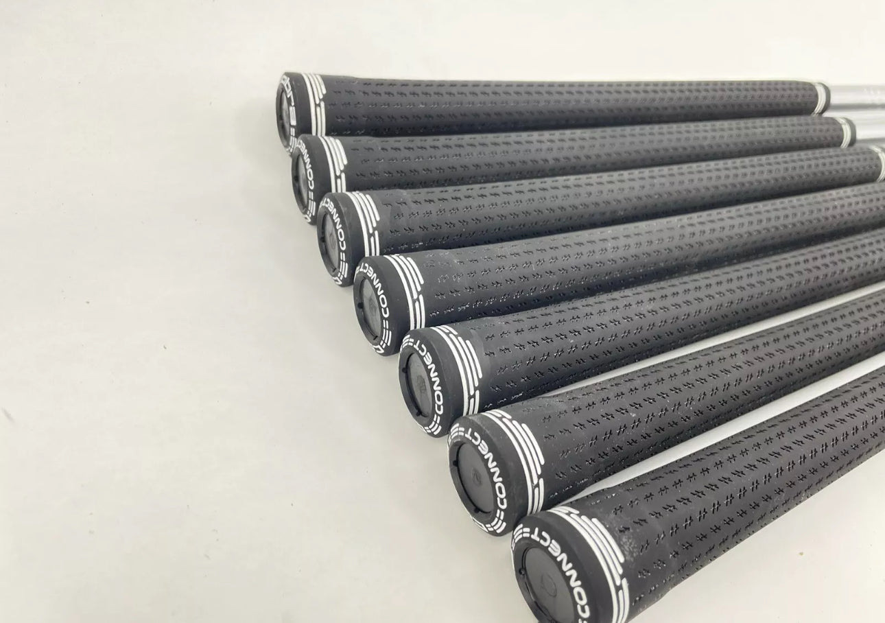 Matrix Senior Iron Shaft Set (7) 4-PW White Tie Graphite/Grips + Ferrules /0.370
