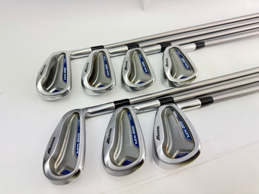 Mizuno MX200 Irons 4-PW Regular Flex Graphite /Right Handed /New Grips /30173