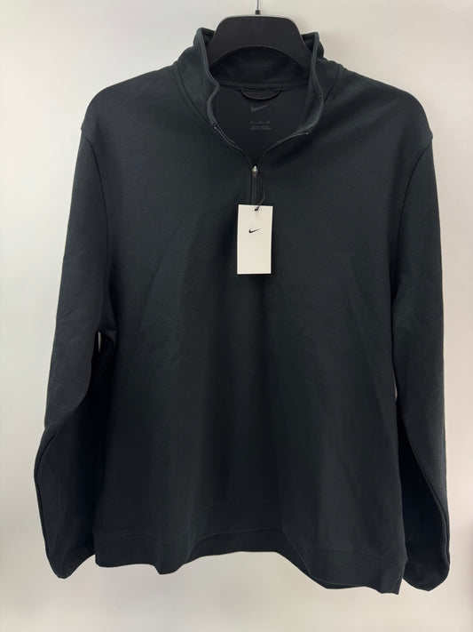 Nike Golf Pullover Pique Tour 1/2 Zip /Black /UK XL /25” Pit /New /25230