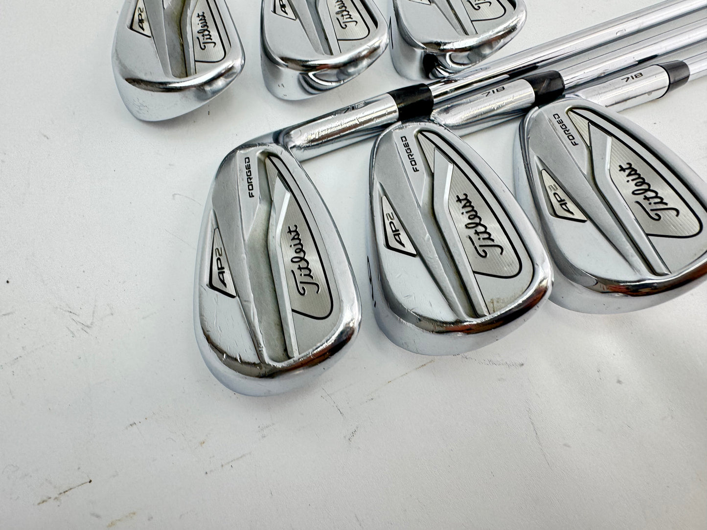 Titleist AP2 718 Irons 5-PW AMT Tour White S300 Stiff Steel /Right Handed /27163