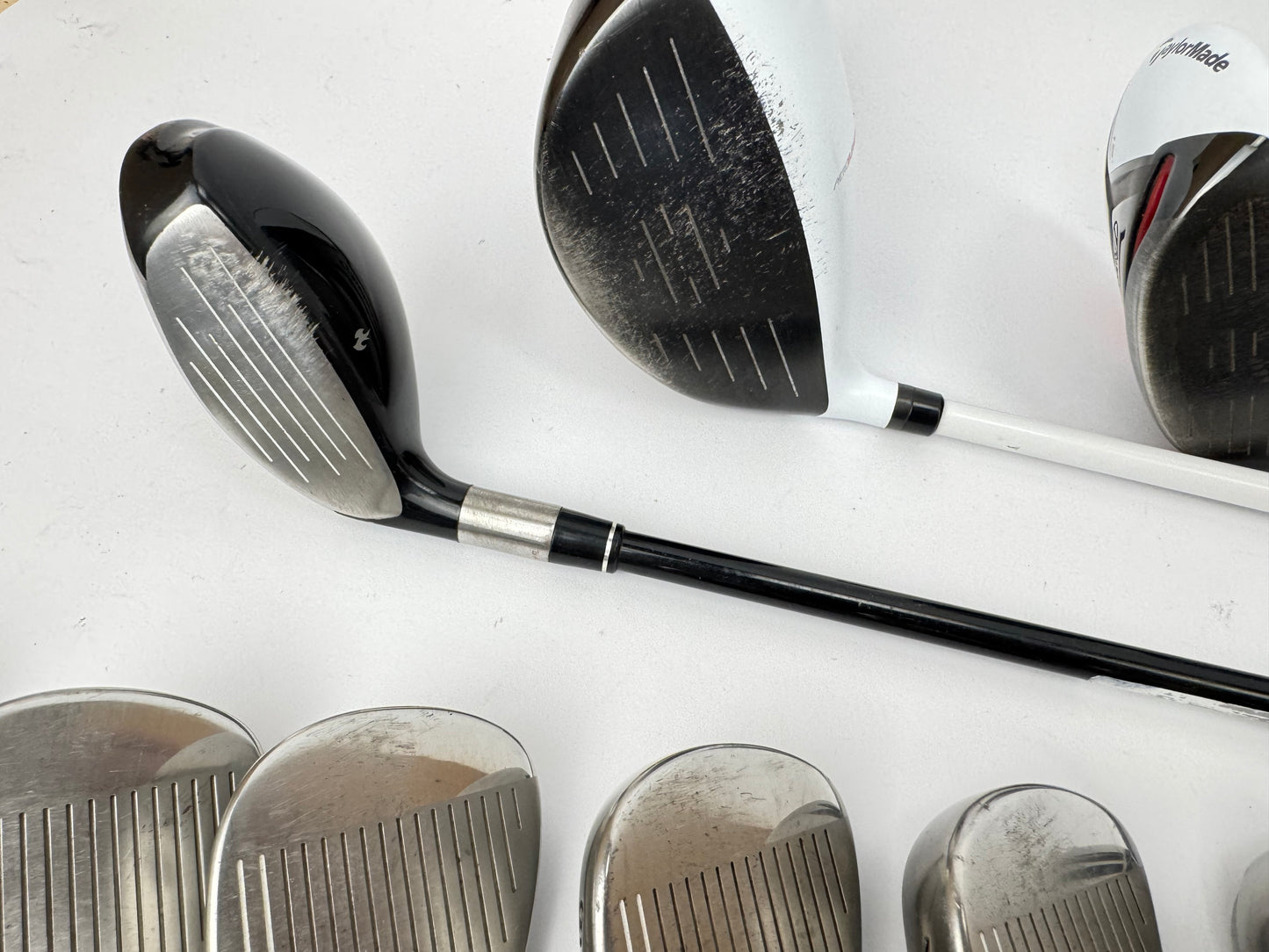 Taylormade Golf Mens Package Set 13 Clubs Regular Graphite /New Grips /Bag/34345