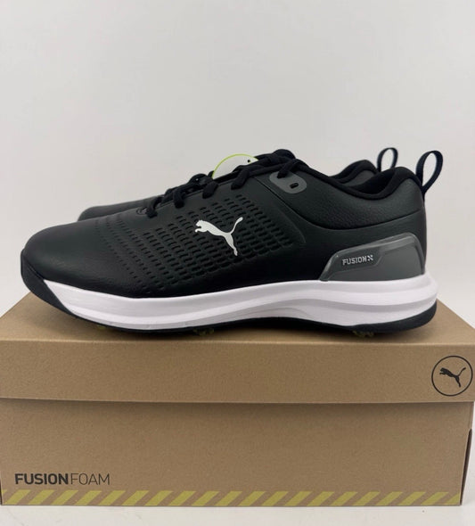 Puma Fusion Plus Spiked Men’s Golf Shoes Black Waterproof