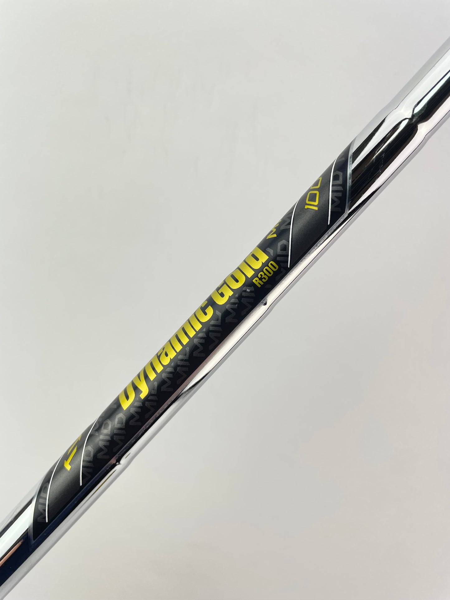 Dynamic Gold Mid 100 Iron Shaft R300 Regular Flex Steel 35.75" /0.355 /23800