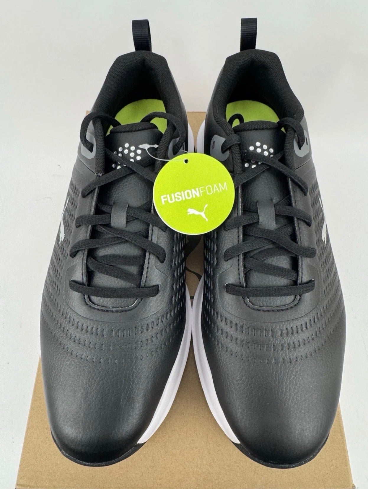 Puma Fusion Plus Spiked Men’s Golf Shoes Black Waterproof
