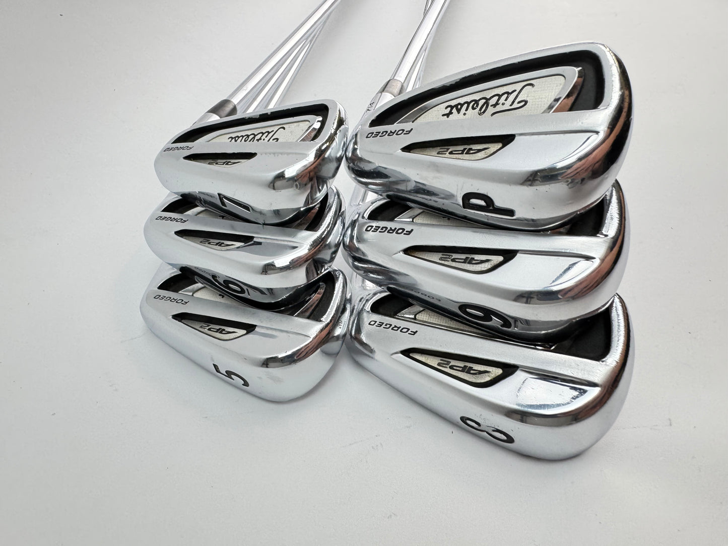 Titleist AP2 714 Irons 5-PW Forged Project X 6.0 Stiff Steel +1/2” /Right /26013