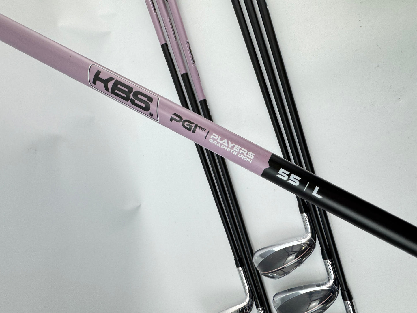 Cobra Ladies T Rail Irons 5-SW Left Handed KBS PGI Ladies Graphite /New /30236