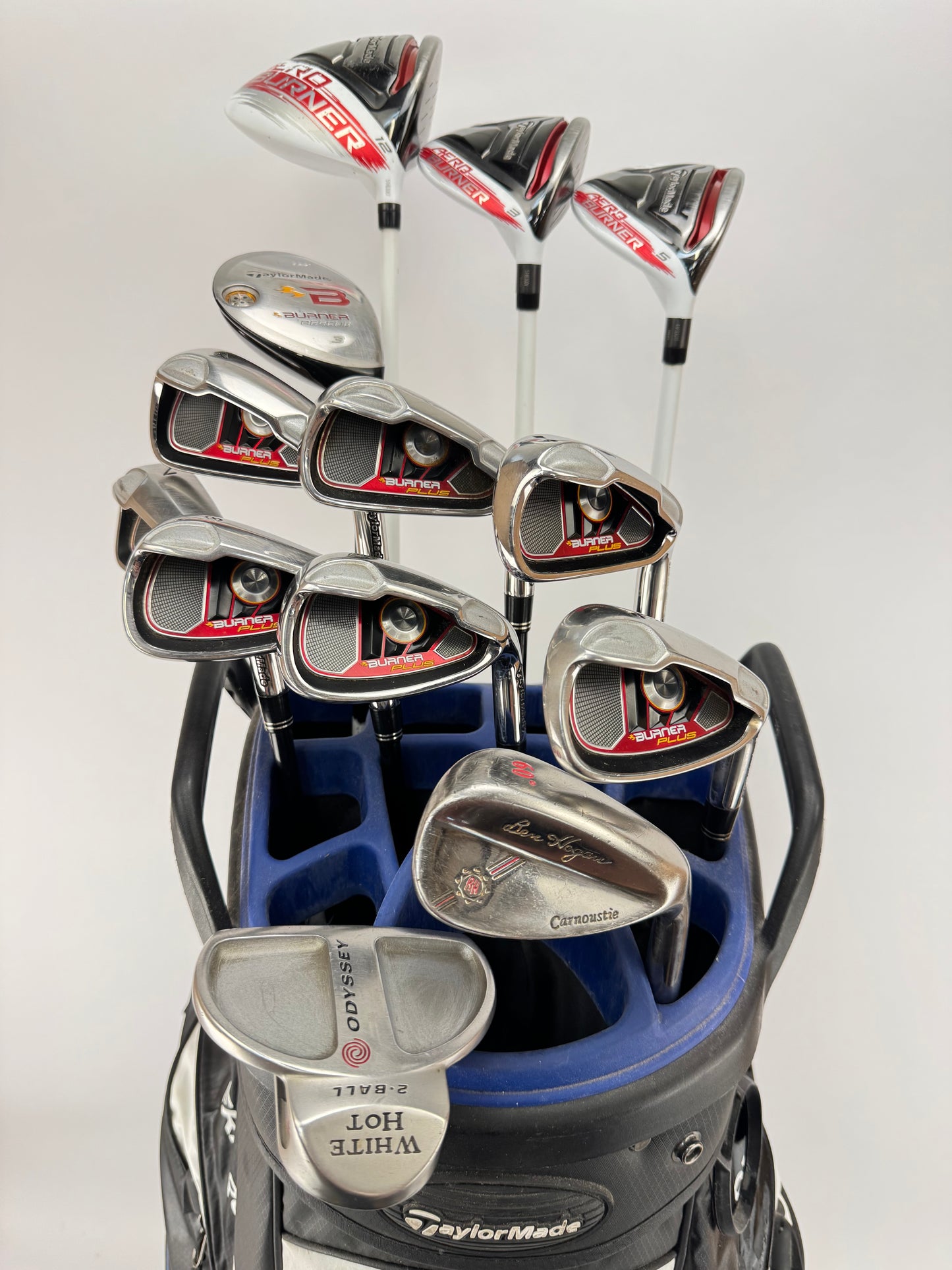 Taylormade Golf Mens Package Set 13 Clubs Regular Graphite /New Grips /Bag/34345