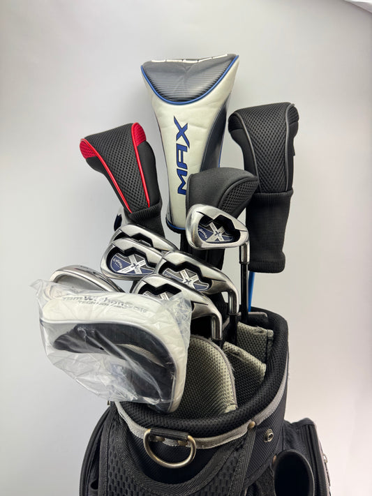 Mens Golf Package Set Ping Callaway Regular Graphite /New Grips /Bag /30317