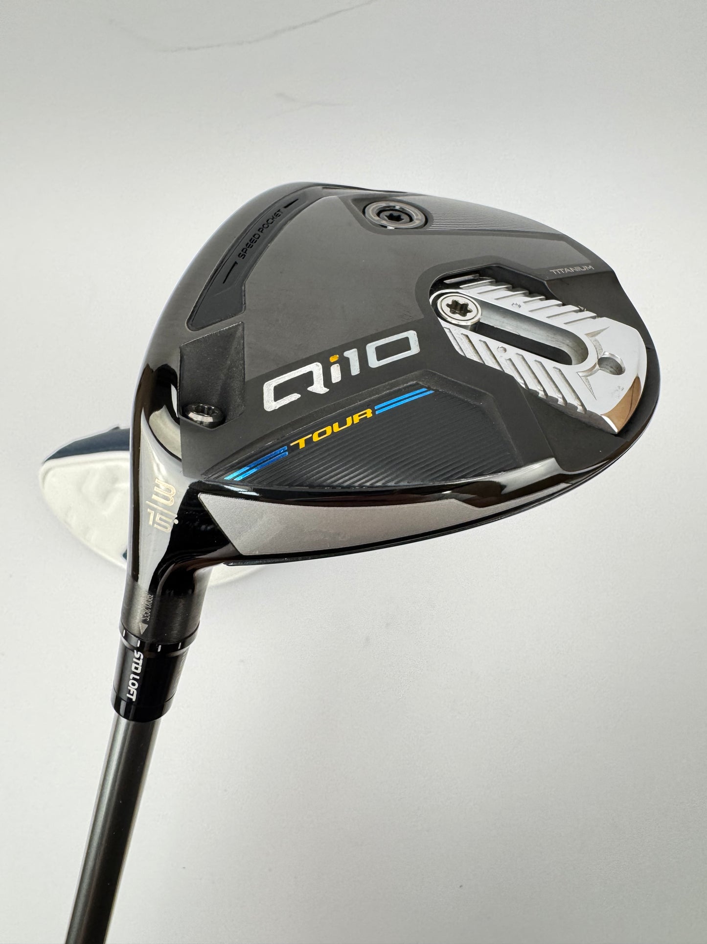 Taylormade Qi10 Tour 3 Wood Left Handed Helium F4 Stiff Graphite /34446