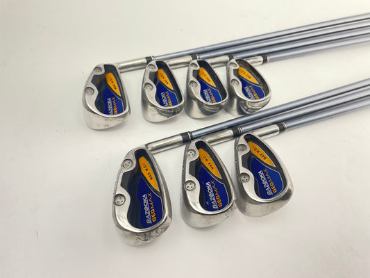 Tour Edge Bazooka Irons 5-SW Regular Flex Graphite /Right /New Grips /24644