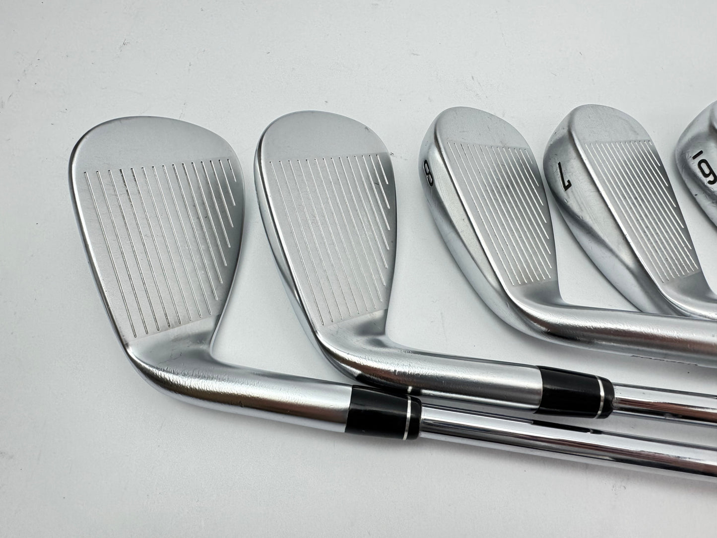 Callaway Apex 21 Irons 5-PW Elevate ETS 115 Stiff Flex Steel /New Grips /26217