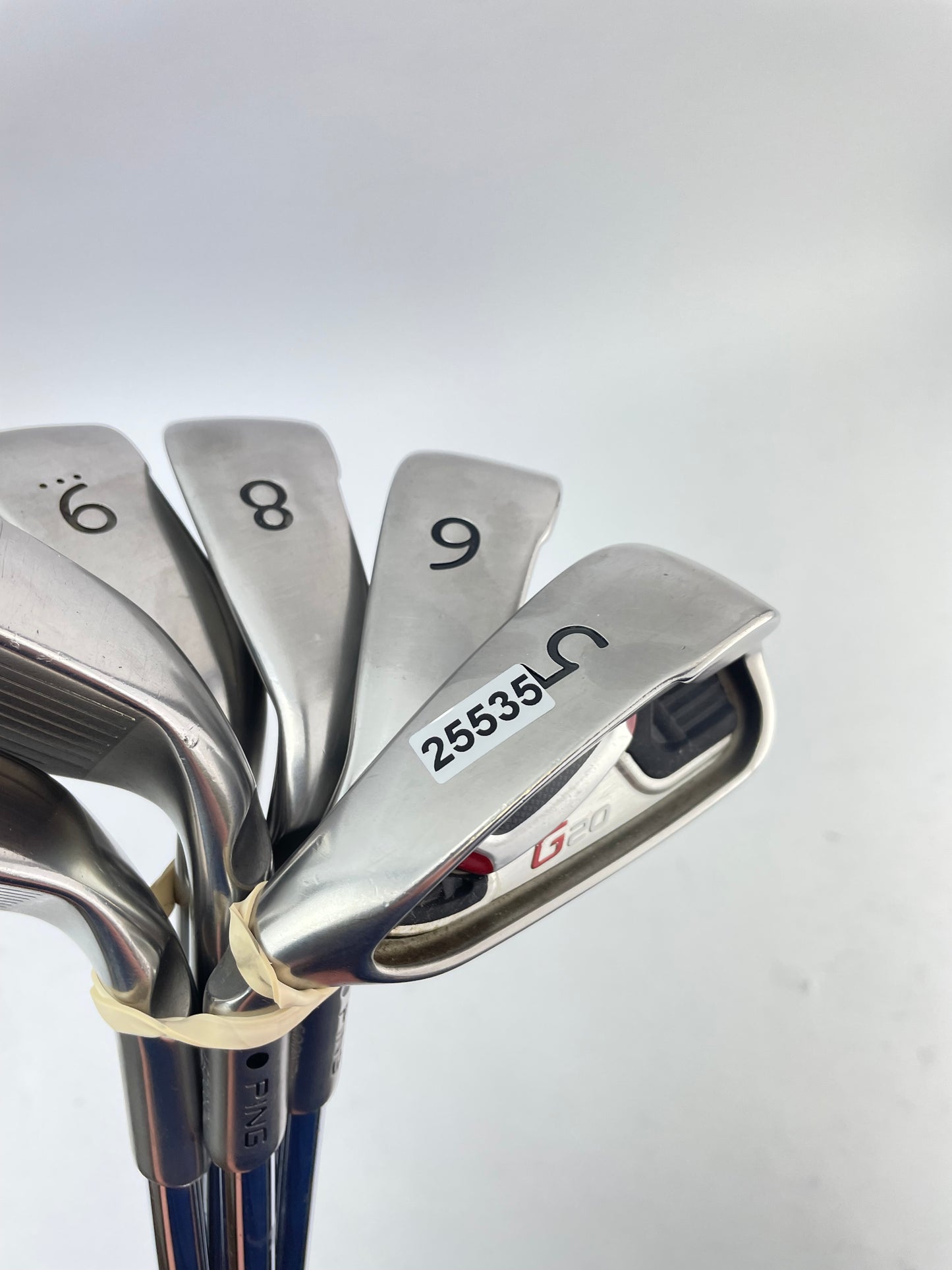 Ping G20 Iron Set 5-PW Left Handed Black Dot Senior Flex Steel /New Grips /25535