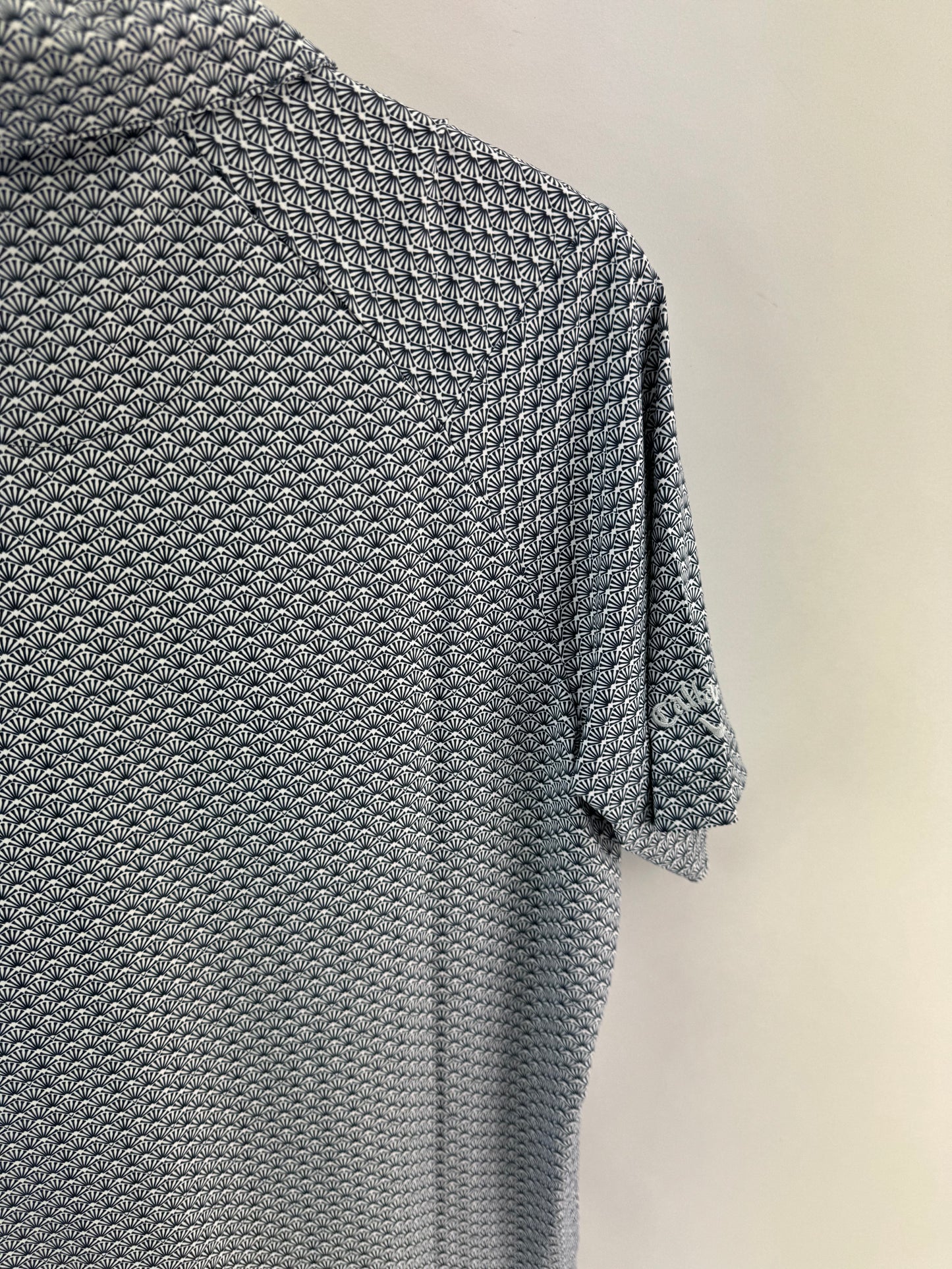 Callaway Chev Tech Polo Shirt All over Print UK Small /New /20194