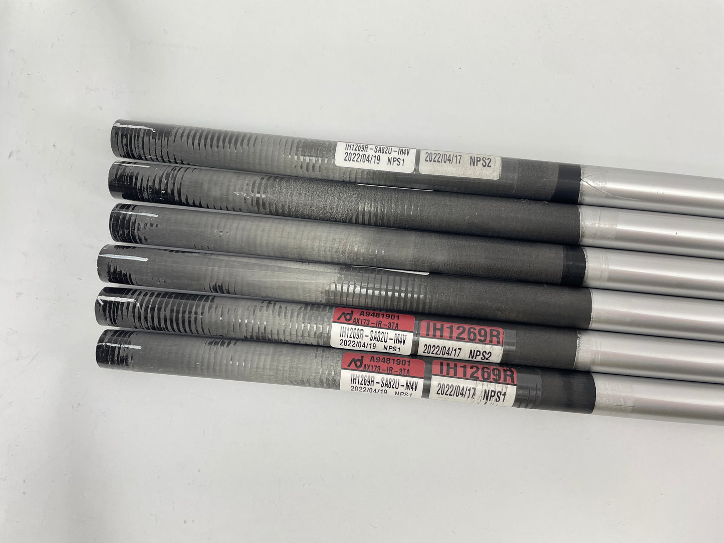 Aldila Ascent Iron Shaft Set (6) 65HY Regular Flex Graphite 42 /0.370 /Brand New