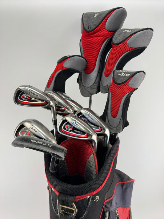 Mens Golf Package Set Jack Nicklaus Regular Flex /Right /New Grips /Bag /32203