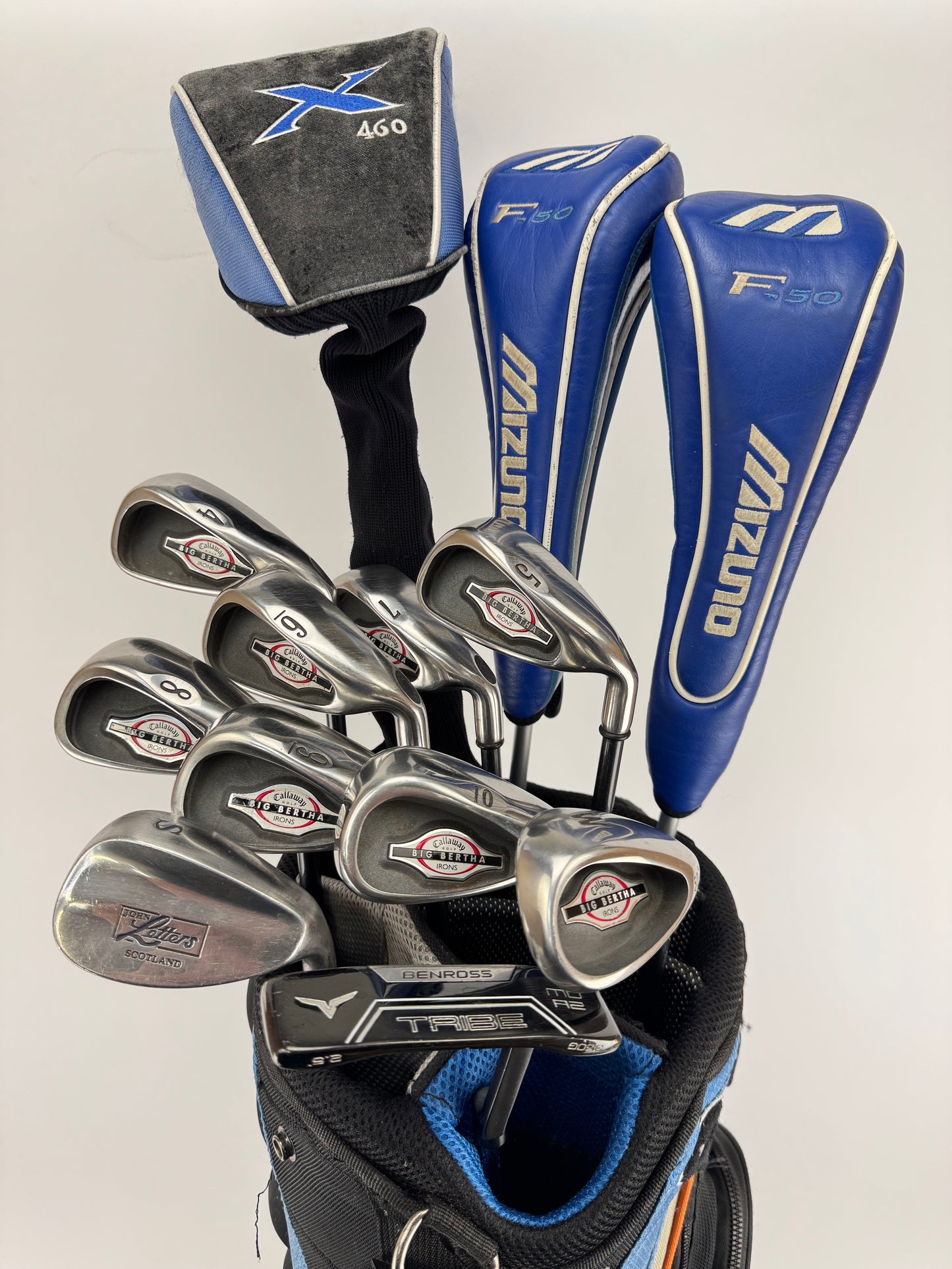 Callaway Golf Package Set 13 Clubs Regular Graphite /New Grips/Stand Bag /33129