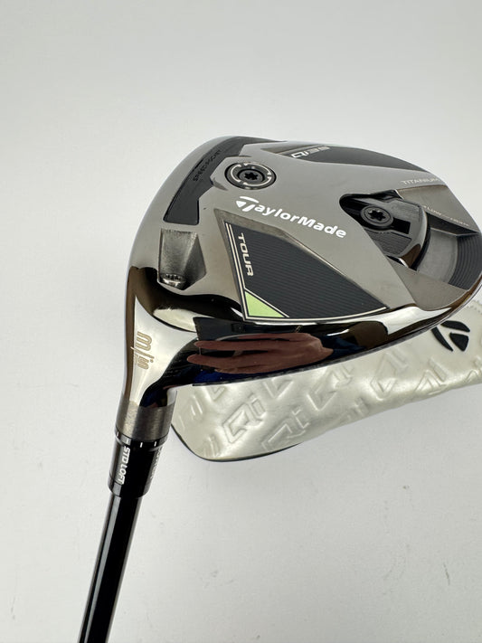 Taylormade Qi35 Tour 3 Wood Left Handed 15* Atmos Blue Stiff Graphite /33150